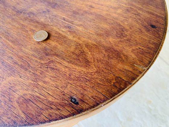 Sgabello vintage in legno curvato di Baumann, circa anni '50 – Sgabelli (photo 7 of 21)