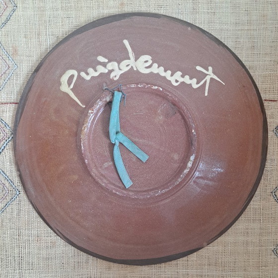 Piatto da parete Puigdemont, in ceramica vintage degli anni '70. – Decorazioni murali (photo 7 of 7)