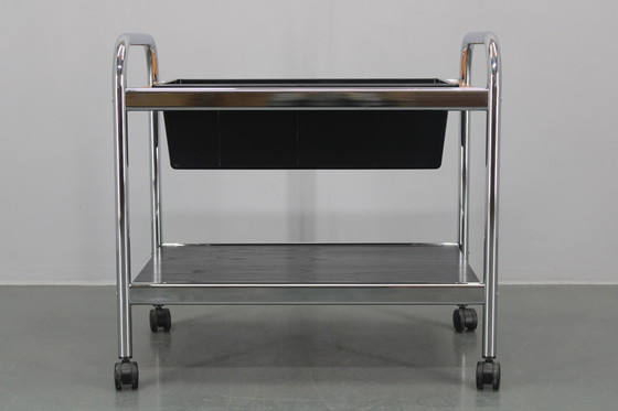 Image 1 of Carrello portafiori, porta erbe aromatiche o porta bar anni '70, Danimarca