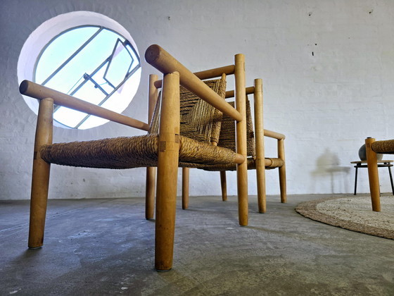 Image 1 of Boho Vintage Mid Century Sofa Set Stoelenset Zitgroep Jaren 60 70 Suite Banken