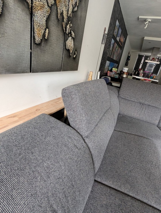 Großes Sofa mit Relaxfunktion – Montel, Metal, Textile (photo 5 of 7)