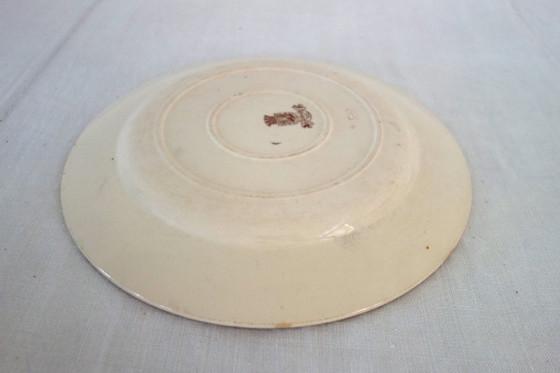 Image 1 of 2 piatti da portata in terracotta Gien, modello May, circa 1900