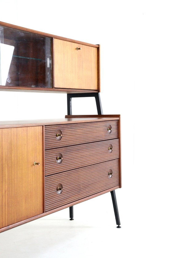 Image 1 of Nathan 2 piece cabinet vintage
