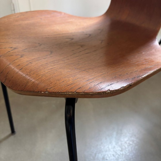 Image 1 of Set di 5 sedie ‘Hammer’, design di Arne Jacobsen per Fritz Hansen, Danimarca, 1969