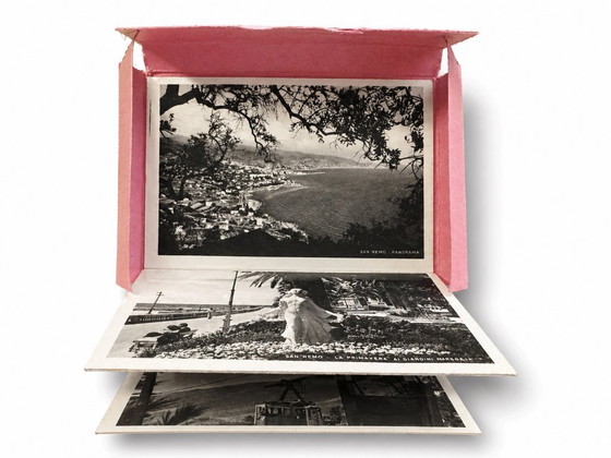 Image 1 of 4 sets of photo postcards in 10x15 cm format (1950s) and 9.5x6 cm (1920s and 1930s)
