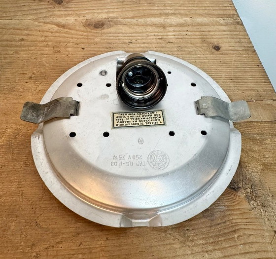 Image 1 of Vintage Wall Or Ceiling Light with Milk Glass, 1970s