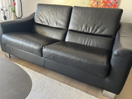 Divano in pelle a 2 posti e mezzo