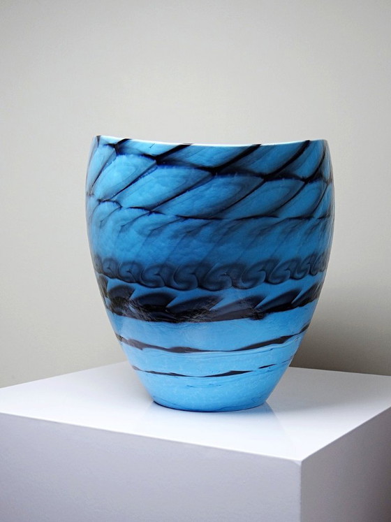 Image 1 of Handgemaakte Murano glazen centerpiece, schaal of grote schotel "Yourmurano"
