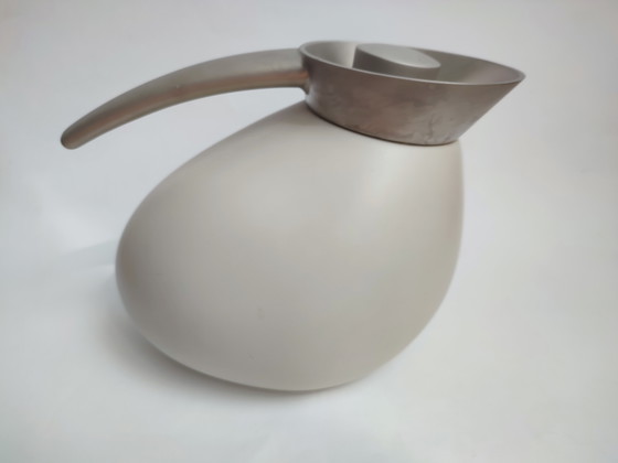 Quack Thermos Thermos Jug by Maria Berntsen for George Jensen 1990's Creme 750 ml Scandi Danish Design (photo 4 of 10)