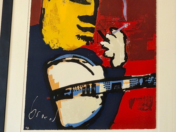 Image 1 of Herman Brood – Banjospieler / Gitarrist / Der Raucher – E.A. – Handsigniert
