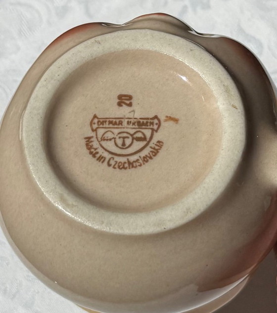 Ditmar Urbach Face Cup Set of 2 Art Object Vintage Pottery – Sculpture, Ceramic (photo 7 of 9)