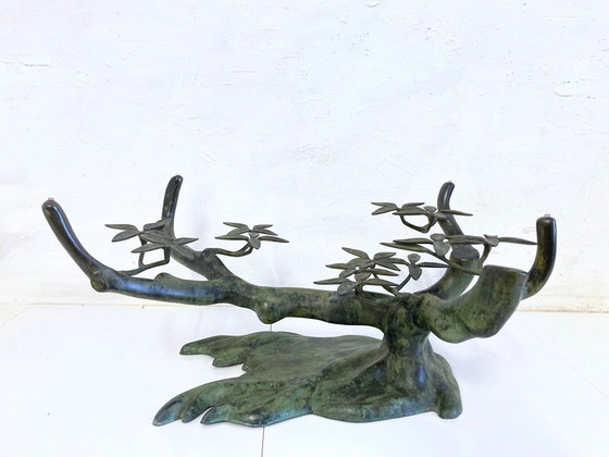 Image 1 of Hollywood Regency Bonsai Coffee Table, Design Willy Daro, 70s/80s Design