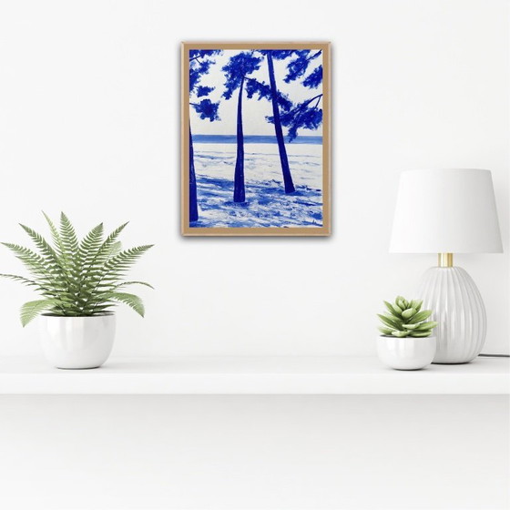 Image 1 of Acrylique sur papier blanc hahnemuhle.   Format 40x30cm.  