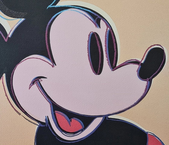 Image 1 of D'après Andy Warhol, Mickey Mouse, années 1980, lithographie