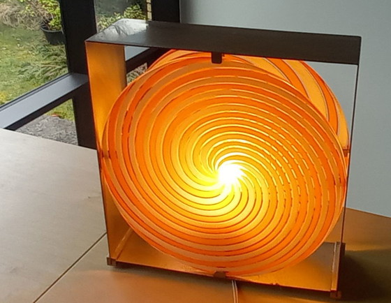 Image 1 of A.V. Mazzega spiral LT 217 lamp by Carlo Nason