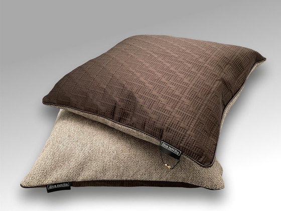 Image 1 of Fendi – Set mit 2 neuen Kissen aus Fendi Casa-Stoff