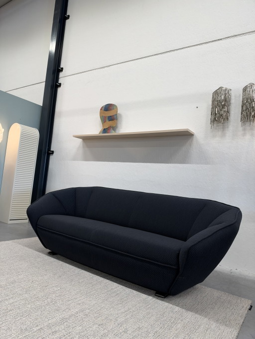 Pode Colla 3-Sitzer Sofa Mosaic blauer Stoff