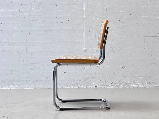 Italian Vintage Cantilever Chair in Bauhaus Style, Made in Italy – Side chairs, Wood (photo 5 of 14)