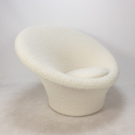 Image 1 of Vintage fauteuil met paddestoelvormige voetsteun van Pierre Paulin voor Artifort, 1960