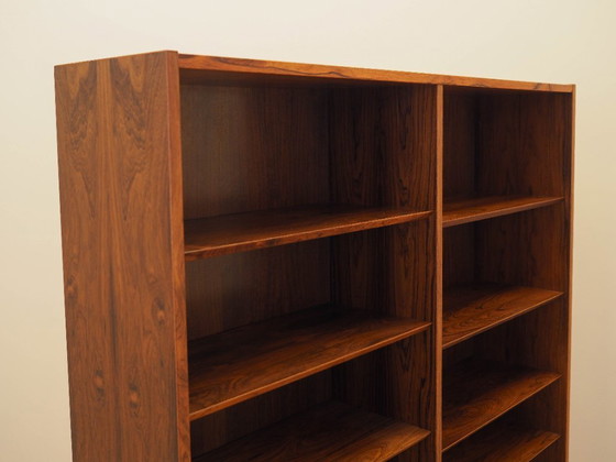 Image 1 of Boekenkast van palissanderhout, Deens ontwerp, jaren 70, vervaardigd door Hundevad.