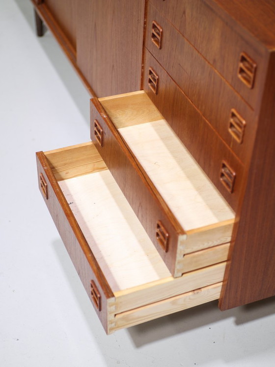 Image 1 of Dressoir Deens vintage teakhout tv-meubel 1960s