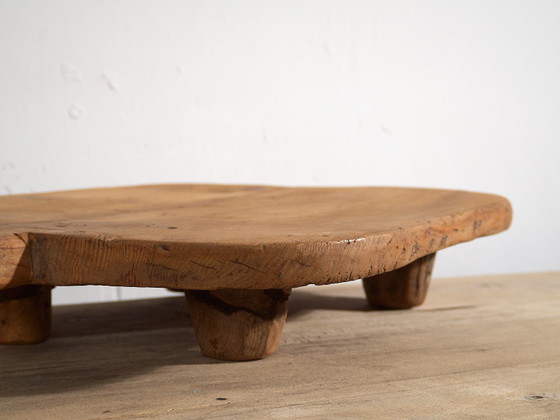 Table d'appoint ancienne en pin, Europe Centrale, circa 1900, Tables d'appoint, Bois, Marron, Rustic (photo 13 sur 19)
