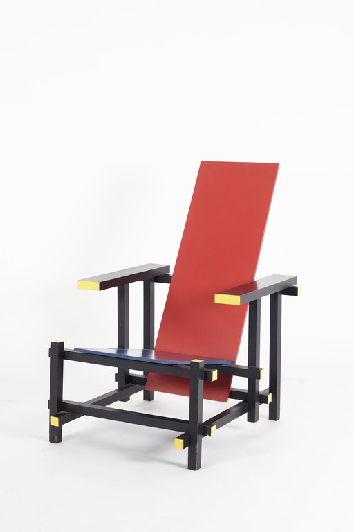 Rietveld Rood & Blauw Stoel Replica