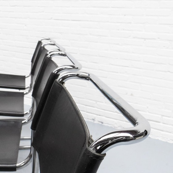 Image 1 of Mart Stam S33 Eetkamerstoelen Set Thonet 1970s