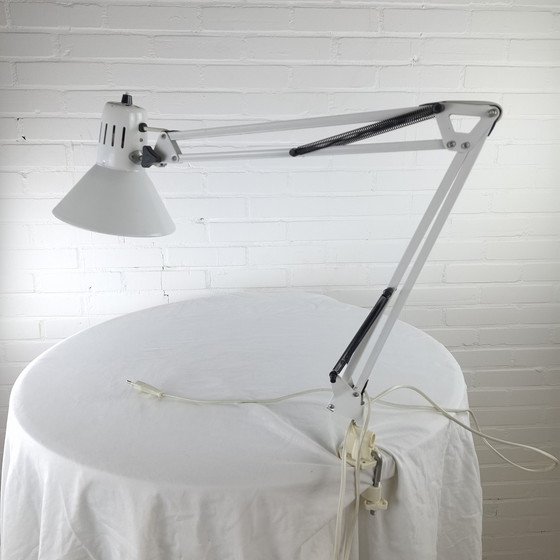 Image 1 of Vintage architect lamp white