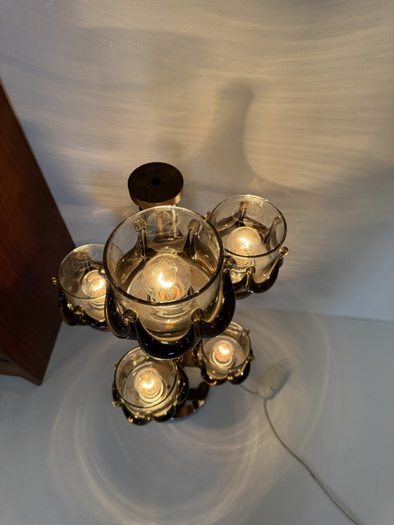 Image 1 of Lampada da terra vintage, Oberglas Austria anni '80