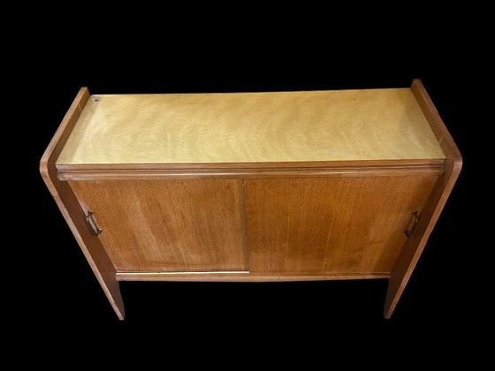 Image 1 of Oak sideboard with compass legs, 1950