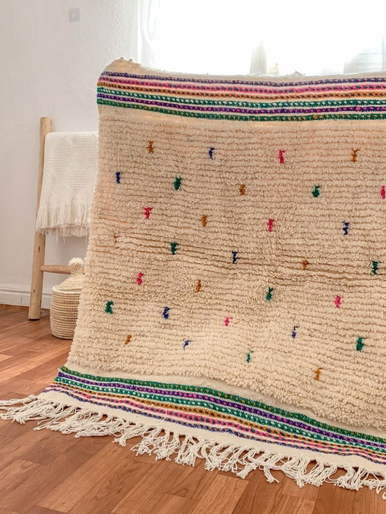 Image 1 of Authentische Berbère-Tapis aus Leinen, 200 x 200 cm