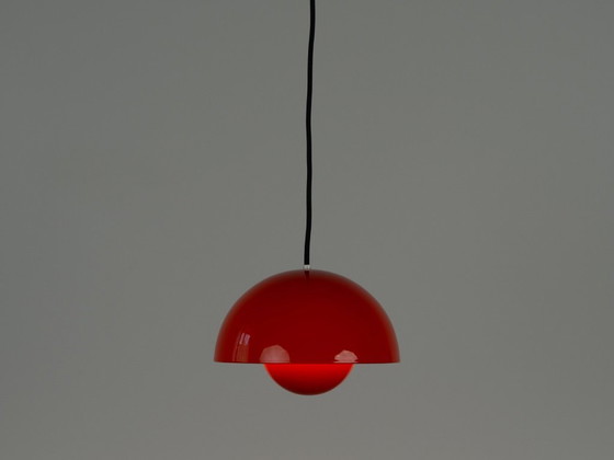 Pair Of 2 Danish Vintage Flowerpot Lamps By Verner Panton, Louis Poulsen – Pendant lamps, Other (photo 3 of 13)