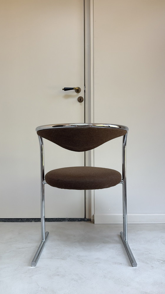 Vintage chrome S30 Thonet chair – Dining chairs, Textile (photo 9 of 9)