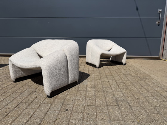 Image 1 of Artifort F598 Groovy armchairs in mint condition!! Pierre Paulin