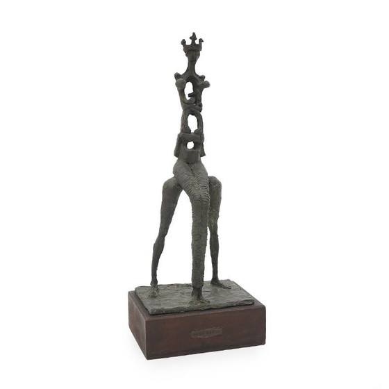 Image 1 of Aldo Greco, scultura in bronzo “La Regina”, anni ’60