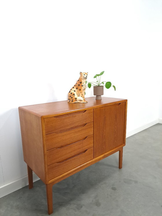 Image 1 of Teak Danish sideboard with drawers vintage