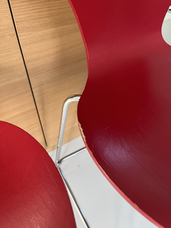 Image 1 of 4 sgabelli da bar Fritz Hansen Serie 7