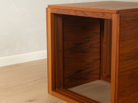 Image 1 of "The Cube" bijzettafels, Kai Kristiansen, jaren 60, vintage