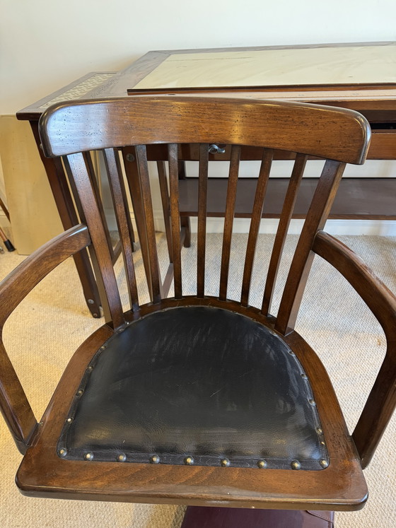 Hedendaagse Architectenkast van Roche Bobois met Bijpassende Stoel – Bijzettafels, Wood (photo 7 of 8)