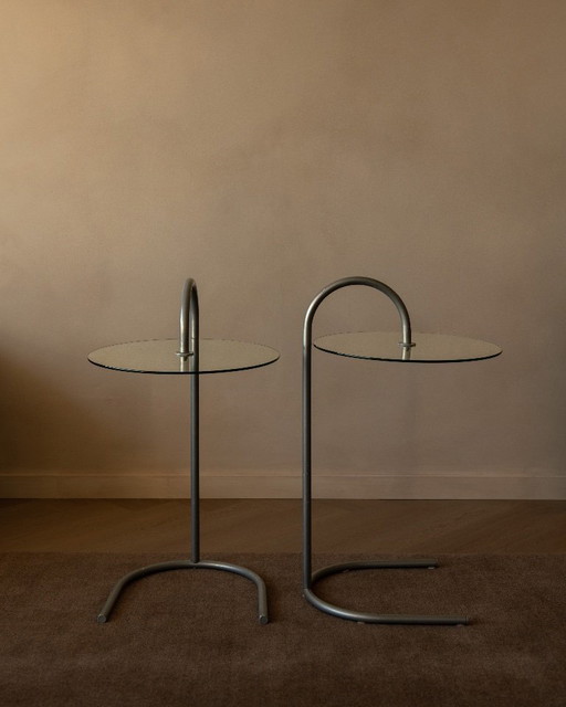 Ensemble de 2 tables d'appoint vintage IKEA "RY" - Tord Björklund - 1980/90