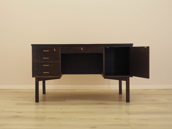 Image 1 of Bureau en chêne, design danois, années 1970, fabriqué au Danemark