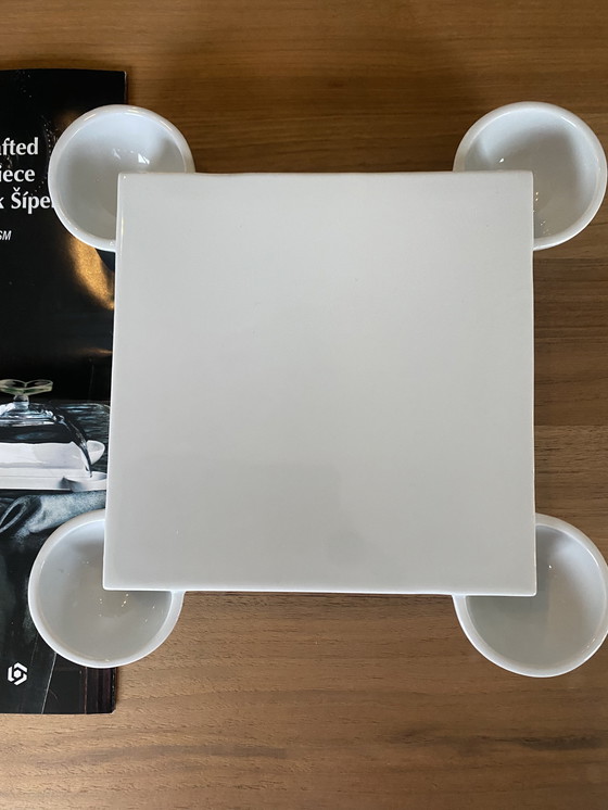 Image 1 of Campana de queso Bořek Šípek de cristal y porcelana