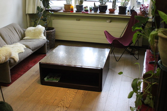 Image 1 of Angelo Mangiarotti 4D Coffee Table for Molteni, Italy 1960s