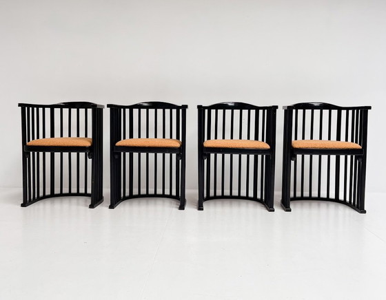 Image 1 of Conjunto de 4 sillas modelo 728 de Josef Hoffmann, 1906
