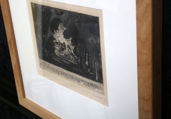 Image 1 of Teuber, Hermann - Andante con moto - Acquaforte - incorniciata - firmata a mano