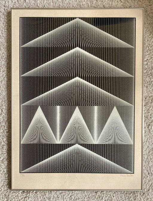 Verner Panton “Cone Line”, lithografie