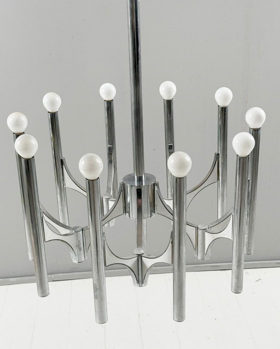 Image 1 of Lampadario di metà secolo di Gaetano Sciolari, Italia, anni '60