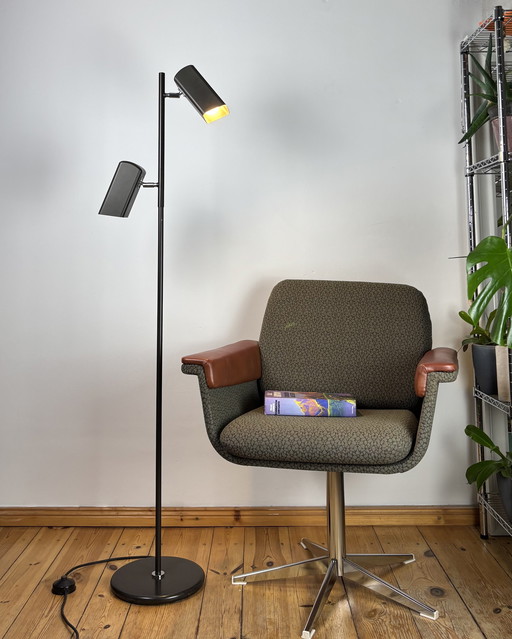 Vintage Floor Lamp OMI design Brutalist 1970s Space Age Industrial design Mid Century 70s Minimalism Germany