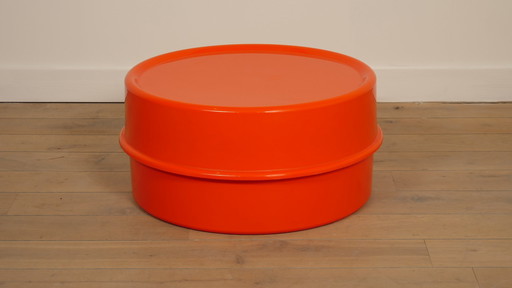 Table basse vintage | Ilumesa | Table d'appoint | Avec éclairage !